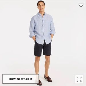 J. Crew Grammercy navy chino shorts